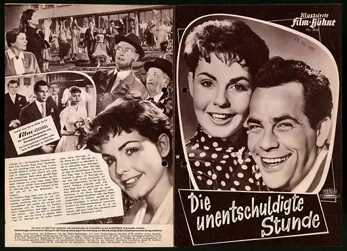 Filmprogramm IFB Nr. 3856, Die unentschuldigte Stunde, Adrian Hoven, Erika Remberg, Regie: Willi Forst