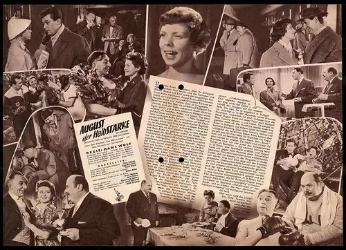 Filmprogramm IFB Nr. 3618, August der Halbstarke, Theo Lingen, Susi Nicoletti, Regie: Hans Wolf