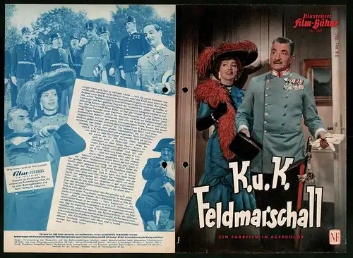 Filmprogramm IFB Nr. 3547, K. u. K. Feldmarschall, Rudolf Vogel, Gretl Schörg, Wolf Albach-Retty, Regie: E. W. Emo