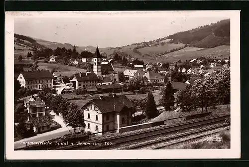 AK Spital /Semmering, Blick auf die Sommerfrische