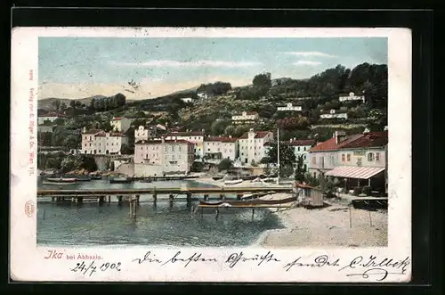 AK Ika bei Abbazia, Panorama