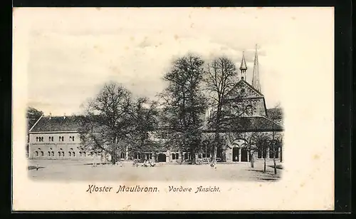 AK Maulbronn, Ansicht vom Kloster