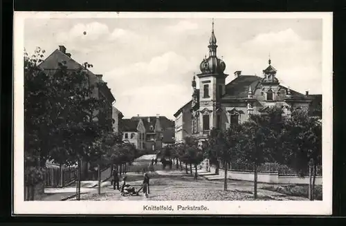 AK Knittelfeld, Blick durch die Parkstrasse