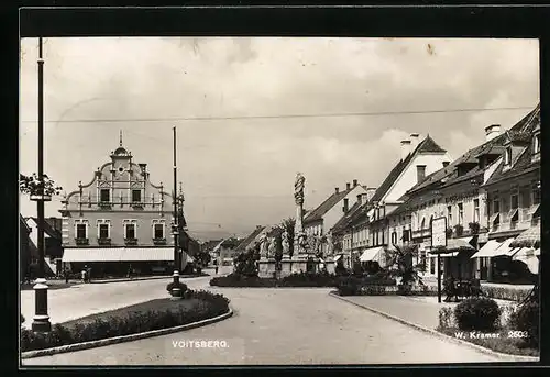 AK Voitsberg, Strassenpartie mit Geschäften