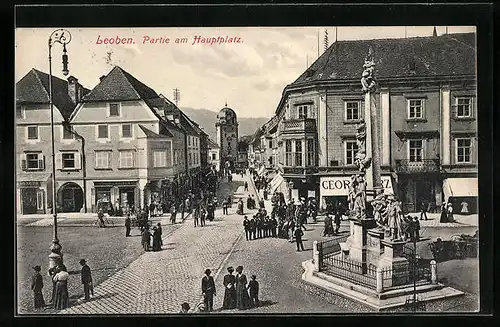 AK Leoben, Partie am Hauptplatz