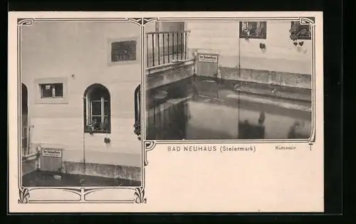 AK Bad Neuhaus, Ansichten vom Kurbassin