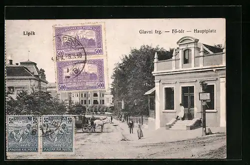 AK Lipik, Glavni trg.