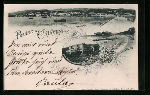 AK Cirkvenica, Hotel Nadvojvodi Josteu, kupaliste, Panorama