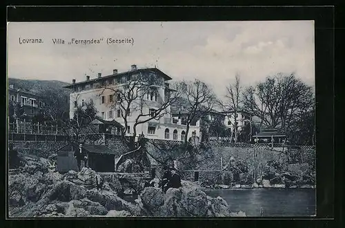 AK Lovrana, Villa Ferandea, Seeseite