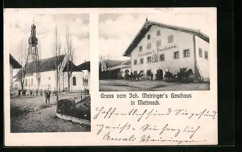 AK Mettmach, Joh. Mairinger`s Gasthaus
