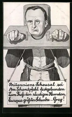 AK Edward Grey am Pranger