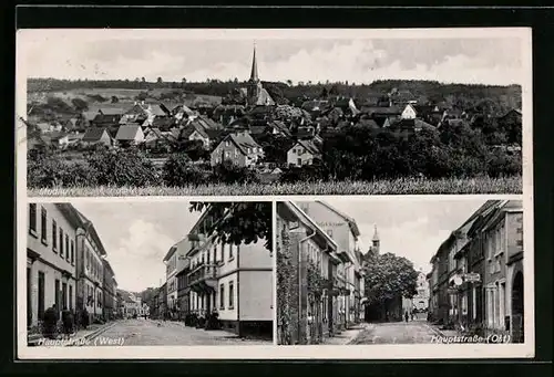AK Mudau /Odenwald, Hotel Krone in der östlichen Hauptstrasse
