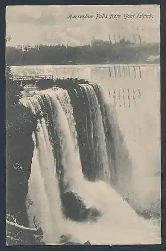 AK Niagara Falls, Horseshoe Falls from Goat Island