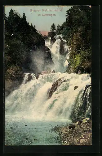 AK Meiringen, Unterer Reichenbachfall