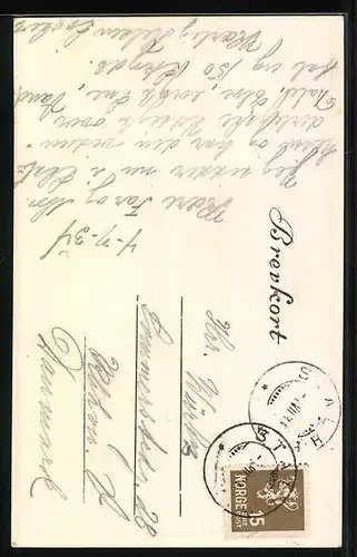 AK Sivlefos ved Stalheim Hotel