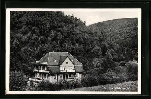 AK Gaimühle, Blick auf Pension Waldesruh