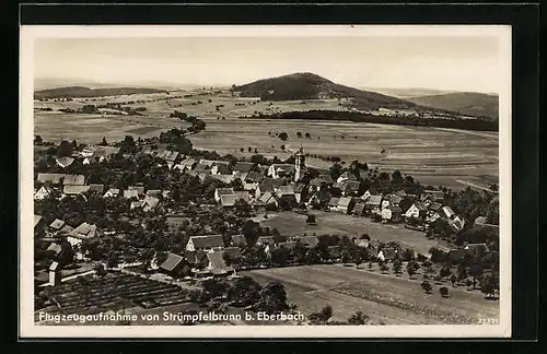AK Strümpfelbrunn /Eberbach, Gesamtansicht Fliegeraufnahme