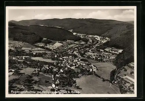 AK Heiligkreuzsteinach /Hdlbg., Gesamtansicht Fliegeraufnahme