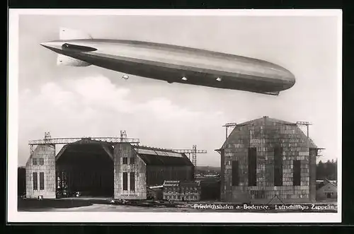 AK Friedrichshafen /Bodensee, Luftschiffbau, LZ127 Graf Zeppelin