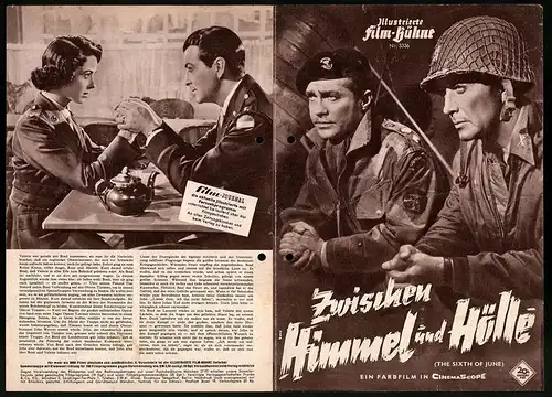 Filmprogramm IFB Nr. 3336, Zwischen Himmel und Hölle, Robert Taylor, Richard Todd, Regie: Henry Koster
