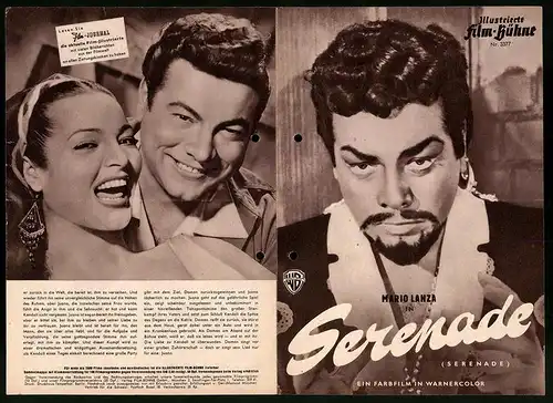 Filmprogramm IFB Nr. 3377, Serenade, Mario Lanza, Joan Fontaine, Regie: Anthony Mann