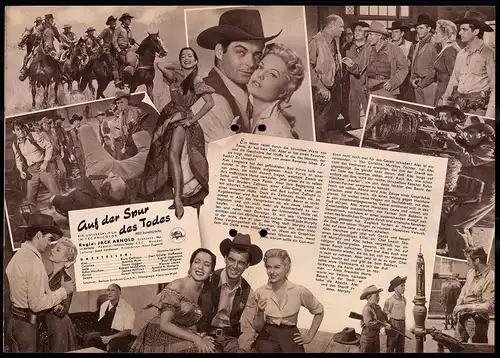 Filmprogramm IFB Nr. 3423, Auf der Spur des Todes, Rory Calhoun, Martha Hyer, Dean Jagger, Regie: Jack Arnold