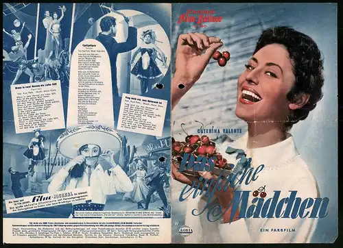 Filmprogramm IFB Nr. 3845, Das einfach Mädchen, Caterina Valente, Rudolf Prack, Regie: Werner Jacobs