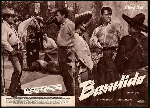 Filmprogramm IFB Nr. 3863, Bandido, Robert Mitchum, Ursula Thiess, Gilbert Roland, Regie: Richard Fleischer