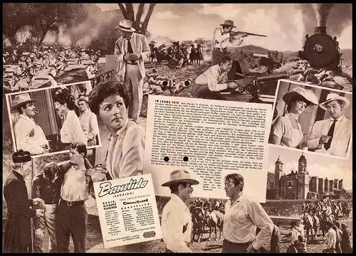 Filmprogramm IFB Nr. 3863, Bandido, Robert Mitchum, Ursula Thiess, Gilbert Roland, Regie: Richard Fleischer