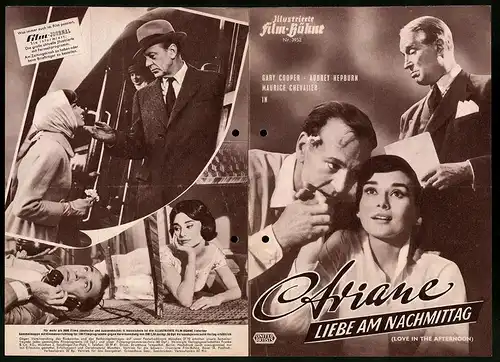 Filmprogramm IFB Nr. 3952, Ariane - Liebe am Nachmittag, Gary Cooper, Audrey Hepburn, Regie: Billy Wilder