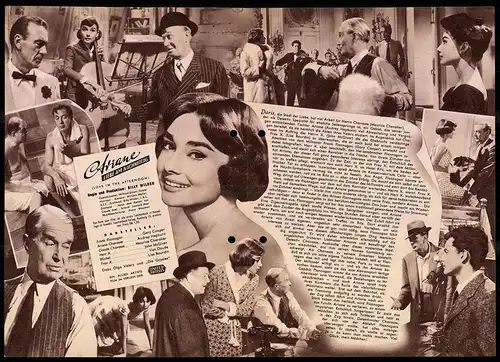 Filmprogramm IFB Nr. 3952, Ariane - Liebe am Nachmittag, Gary Cooper, Audrey Hepburn, Regie: Billy Wilder