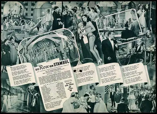 Filmprogramm IFB Nr. 1937, Die Rose von Stambul, Inge Egger, Albert Lieven, Paul Hörbinger, Regie: Karl Anton