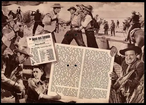 Filmprogramm IFB Nr. 2997, Der Mann aus Laramie, James Stewart, Arthur Kennedy, Regie: Anthony Mann