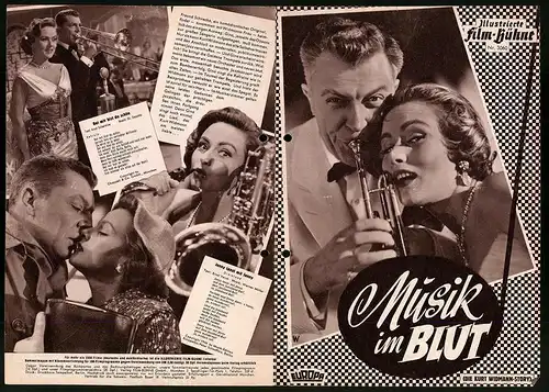 Filmprogramm IFB Nr. 3060, Musik im Blut, Viktor de Kowa, Nadia Gray, Waltraud Haas, Regie: Erik Ode