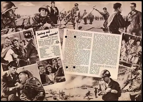 Filmprogramm IFB Nr. 3111, Sprung auf - marsch, marsch!, Richard Widmark, Karl Malden, Regie: Richard Brooks