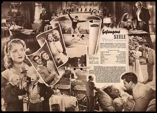 Filmprogramm IFB Nr. 1437, Gefangene Seele, Attila Hörbinger, Eva Bajor, Regie: Hans Wolff