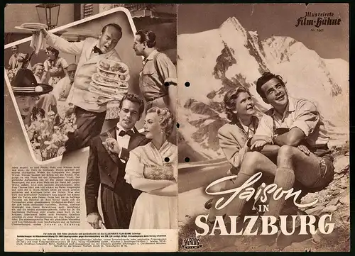 Filmprogramm IFB Nr. 1661, Saison in Salzburg, Adrian Hoven, Walter Müller, Regie: Ernst Marischka