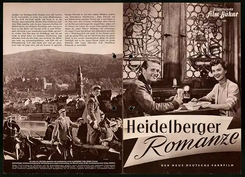 Filmprogramm IFB Nr. 1380, Heidelberger Romanze, O. W. Fischer, Liselotte Pulver, Regie: Paul Verhoeven