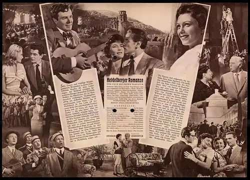 Filmprogramm IFB Nr. 1380, Heidelberger Romanze, O. W. Fischer, Liselotte Pulver, Regie: Paul Verhoeven