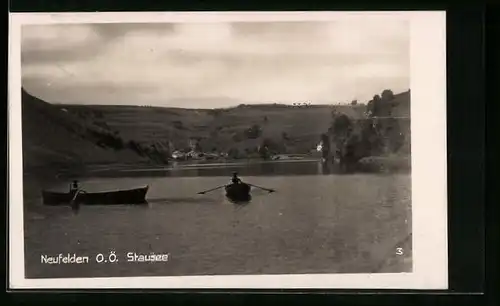 AK Neufelden, Stausee mit Booten