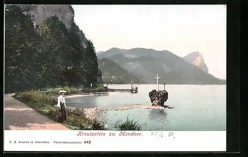 AK Mondsee, Kreutzstein am Mondsee