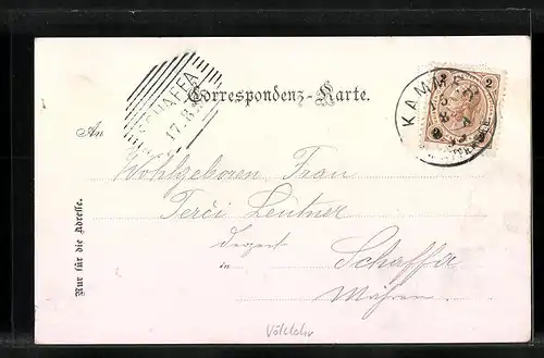 AK Attersee, Teilansicht mit Kirche