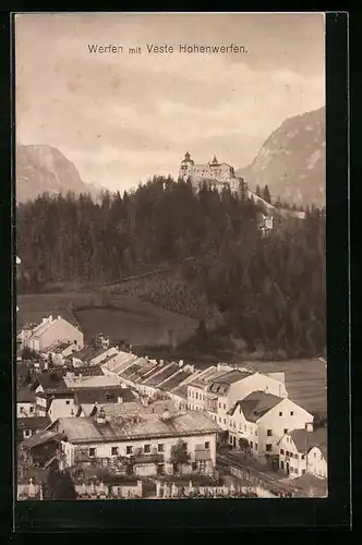 AK Werfen, Veste Hohenwerfen mit Burg