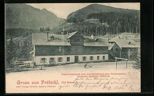 AK Präbichl, Gasthaus zum Reichenstein
