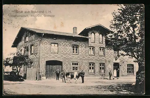 AK Bokhorst i. H., Gasthaus von Chr. Grothkop