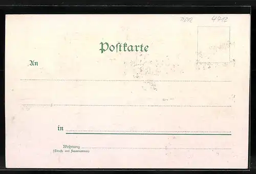 Lithographie Kelbra, Hotel Lindenhof, Burgruine Kyffhäuser, Rothenburg