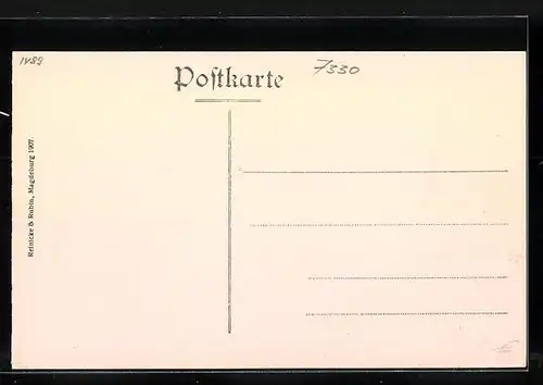 AK Göppingen, Haupt-Strasse mit Geschäft v. Carl Dittus