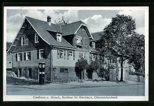 AK Oberreichenbach, Gasthaus zum Hirsch