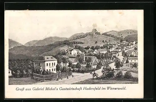 AK Hadersfeld /Wienerwald, Gabriel Michel`s Gasthaus