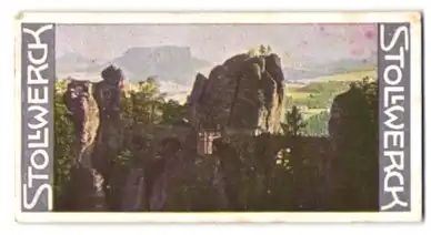 Sammelbild Stollwerck`s Adler-Kakao, Basteibrücke